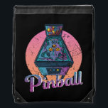 Sac Avec Cordons Retro Vintage Arcade Venin Distressed Look Pinball<br><div class="desc">Retro Vintage Arcade Venin Distressed Look Pinball Venin. Parfait pour papa,  maman,  papa,  men,  women,  friend et family members on Thanksgiving Day,  Christmas Day,  Mothers Day,  Fathers Day,  4th of July,  1776 Independent Day,  Vétérans Day,  Halloween Day,  Patrick's Day</div>