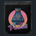 Sac Avec Cordons Retro Vintage Arcade Venin Distressed Look Pinball<br><div class="desc">Retro Vintage Arcade Venin Distressed Look Pinball Venin. Parfait pour papa,  maman,  papa,  men,  women,  friend et family members on Thanksgiving Day,  Christmas Day,  Mothers Day,  Fathers Day,  4th of July,  1776 Independent Day,  Vétérans Day,  Halloween Day,  Patrick's Day</div>