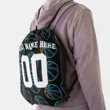 Sport de basket-ball bleu-jaune personnalisé