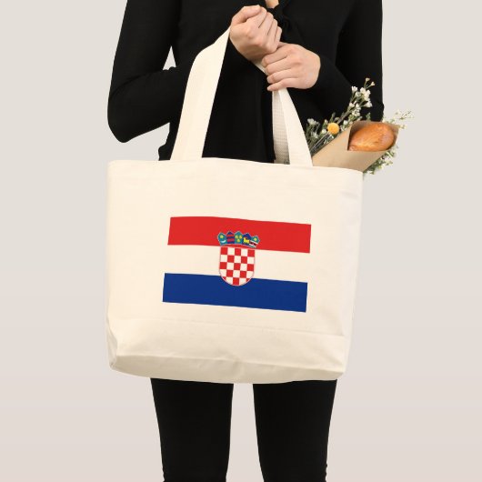 Sac avec drapeau de Croatie (Devant (produit))