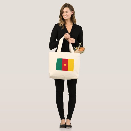 Sac avec drapeau du Cameroun (Devant (modèle))