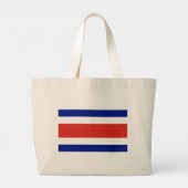 Sac avec Drapeau du Costa Rica (Dos)