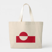 Sac avec drapeau du Groenland (Dos)