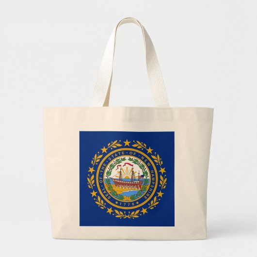 Sac avec Drapeau du New Hampshire State - USA (Devant)