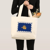 Sac avec le drapeau de la ville de Québec, Canada (Devant (produit))