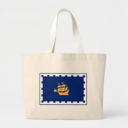 Sac avec le drapeau de la ville de Québec, Canada (Devant)