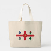 Sac avec le drapeau de Montréal, Canada (Dos)