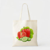 Sac avec les légumes frais (Devant)