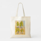 Sac avec thème oliviers provence. (Dos)
