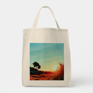 Sac Balinese Coucher de Soleil Tropical Arbre Pand