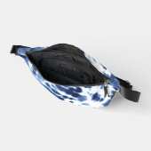 Sac banane à impression recto-verso “Navy Tie-Dye” (Ouvrir)