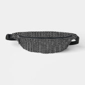 Sac banane en tricot noir (Recto)