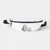 Sac Banane Frères et Soeurs Oiseaux Bleus Mignons (Recto)