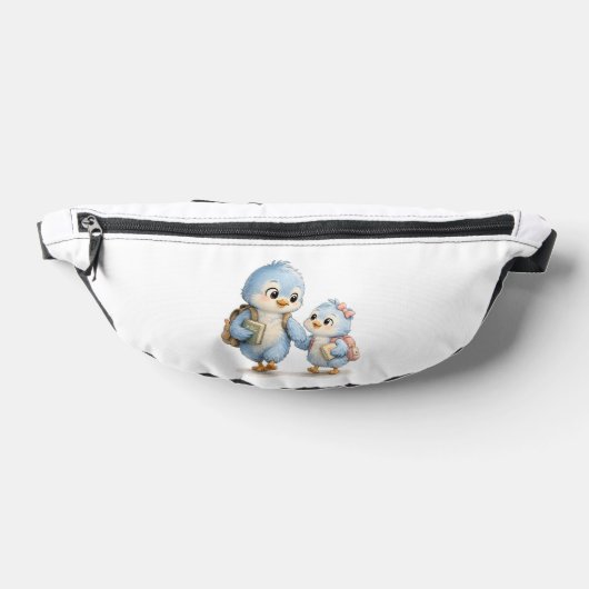 Sac Banane Frères et Soeurs Oiseaux Bleus Mignons (Poser)
