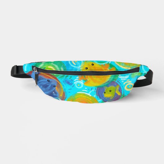 Sac banane Grenouilles Arc-en-ciel (Recto)
