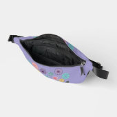 Sac Banane Imprimé Recto-Verso Fleur Sauvage (Ouvrir)