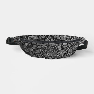Sac banane Mandala Argent