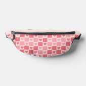 Sac banane motif coeurs peints amour (Poser)