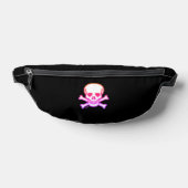 Sac banane néon blanc Skull n Bones noir (Poser)