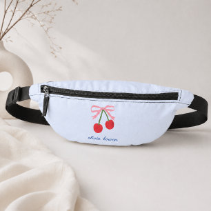 Sac banane Nœud Coquette Cerise Illustration Mig