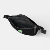 Sac banane noir Green Skull (Ouvrir)