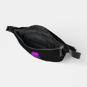 Sac banane noir Purple Skull (Ouvrir)
