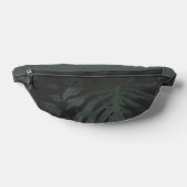 Sac banane ombres de Monstera de minuit (Poser)