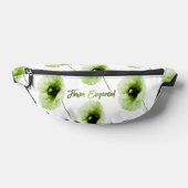 Sac banane vert Floral Elegance (Poser)