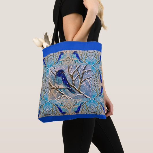 Sac Beau Merle Bleu (De près)