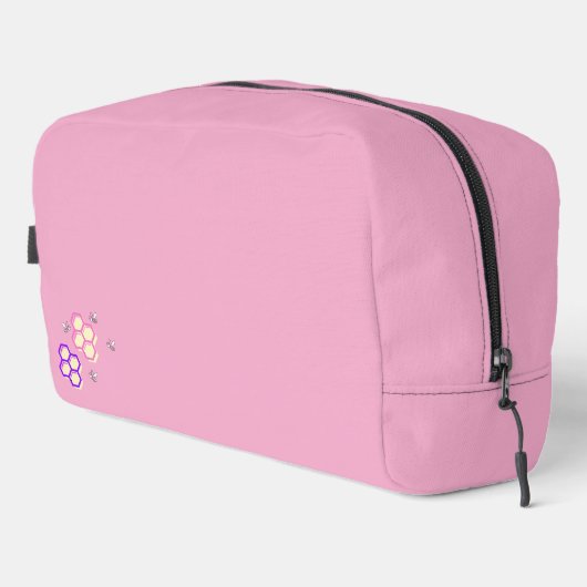 Sac bee-uty rose vibrant avec conception peigne (Coin droit)