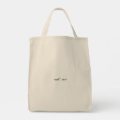 Sac blanc avec un éléphant d'or (Dos)