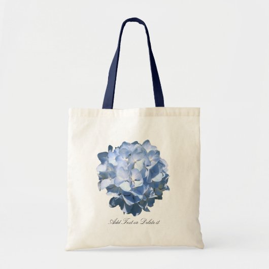 Sac bleu d'hortensia (Devant)