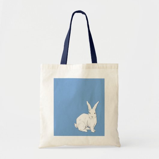 Sac bleu lapin (Devant)