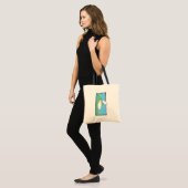Sac bleu neige (Devant (modèle))