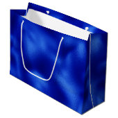 Sac bleu royal Hanukkah (Devant Angle)