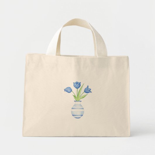 Sac bleu Tulip (Devant)
