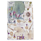 Sac botanique de cadeau de fleurs de Nouveau d'art (Devant)