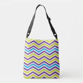 Sac brillant brillant coloré Chevron (Dos)