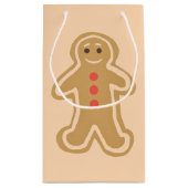 Sac brillant de cadeau de crème légère de biscuit (Dos)