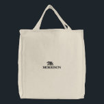 Sac Brodé M. noir naturel script personnalisé Nom élégant<br><div class="desc">Chic Mr Nom noir et écriture naturelle élégant chic Casquette de baseball brodé. Disponible dans de nombreuses couleurs et options de style</div>