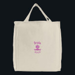 Sac Brodé Mariée - 2009-avec vos initiales<br><div class="desc"></div>