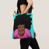 Sac cabas à l'esprit de prière (De près)