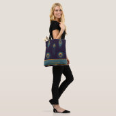 Sac cabas à thème paon (Sur le modèle)