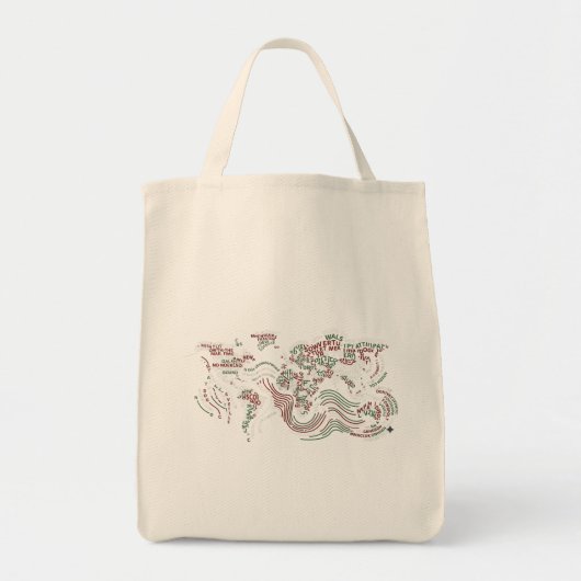 Sac Cabas Art Design Typographique (Devant)