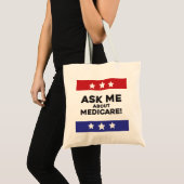 Sac Cabas « Ask Me About Medicare » (Devant (produit))