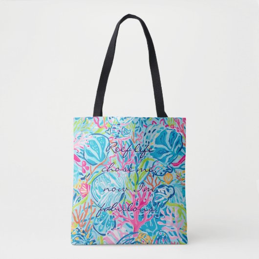 Sac cabas au graphisme élégant (Devant)