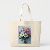 Sac cabas aux fleurs (Devant)