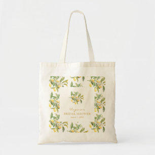 Sac cabas botanique au citron
