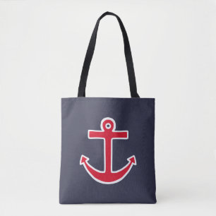 Sac cabas cadeau d'ancre nautique