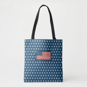 Sac cabas cadeau drapeau américain patriotique